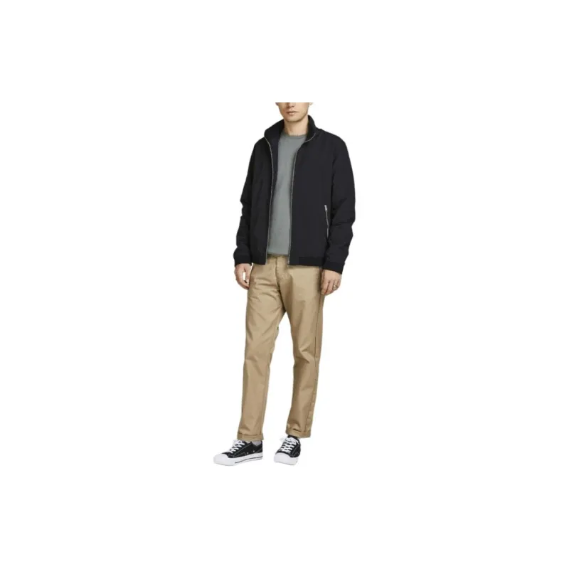 JACK JONES· Bomber Jacket Jackets Coats Men's Black-1