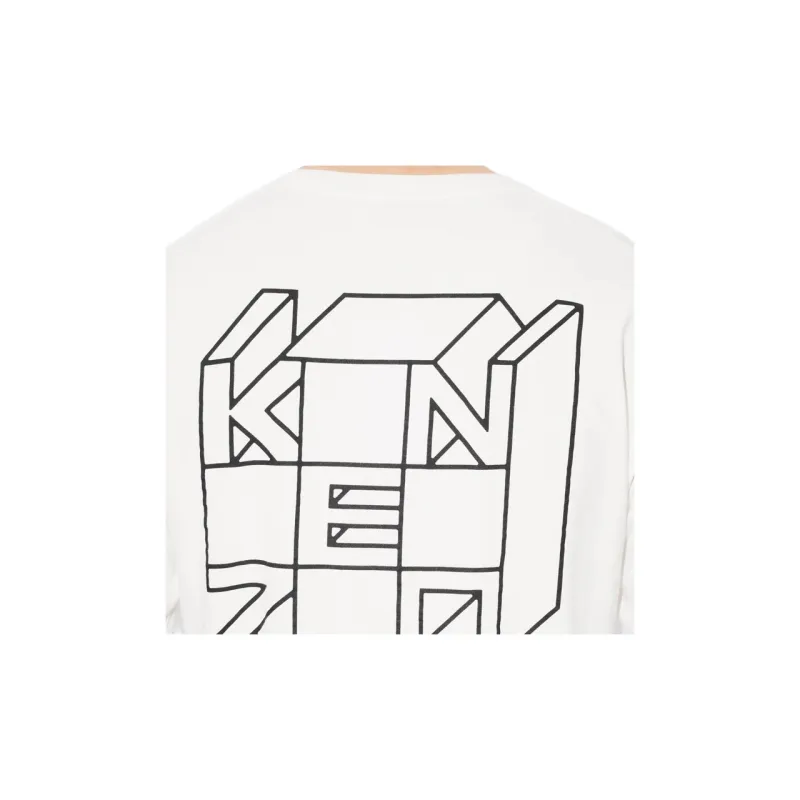 KENZO Logo Printed Long-Sleeved T-Shirt-5