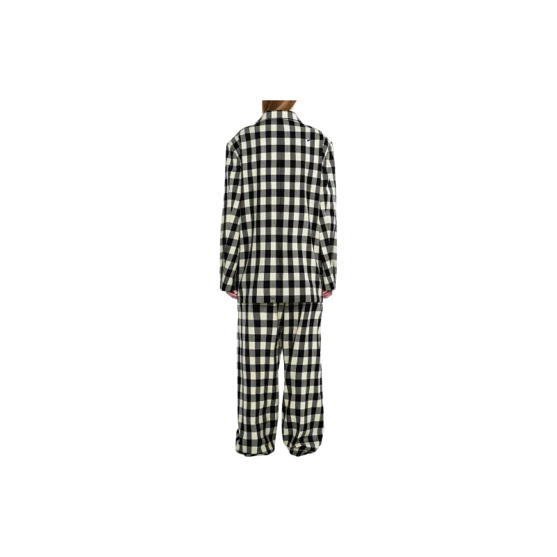 ADER ERROR ADER ERROR Through Editism Series Business Suits Unisex Black Beige Square-2