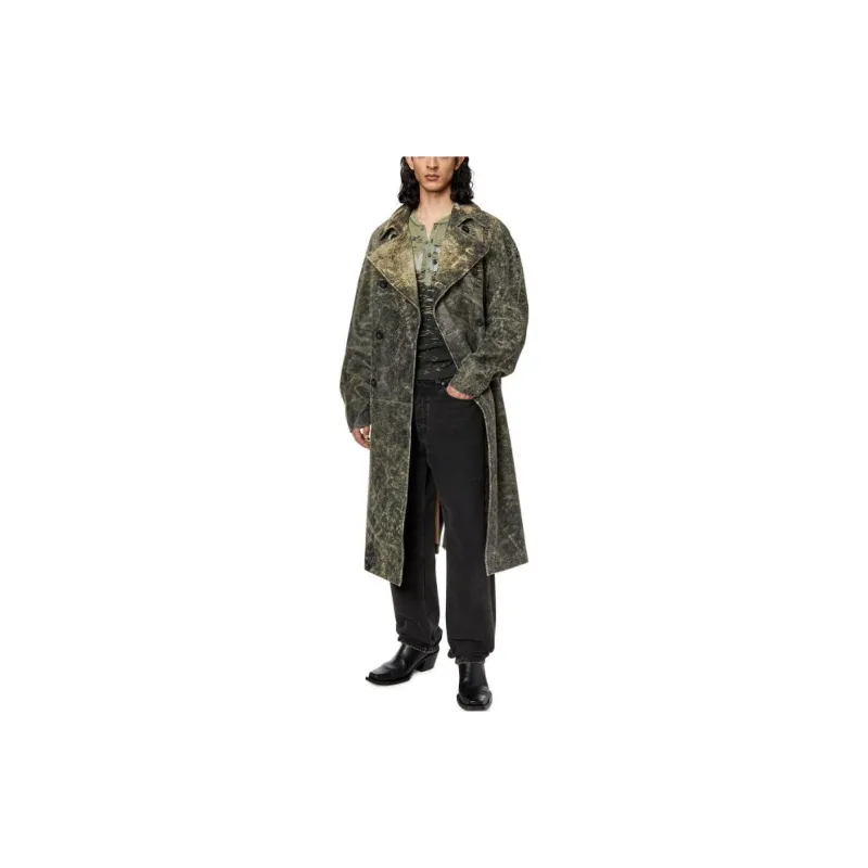 DIESEL Trench Coats Men Black-2