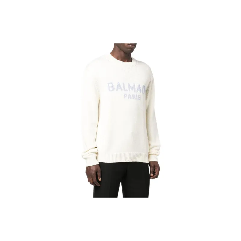 BALMAIN Sweaters Men White-3