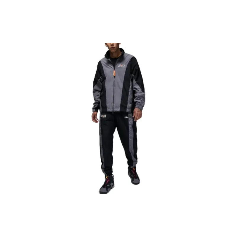 Jordan Jackets Men Gray Black-3