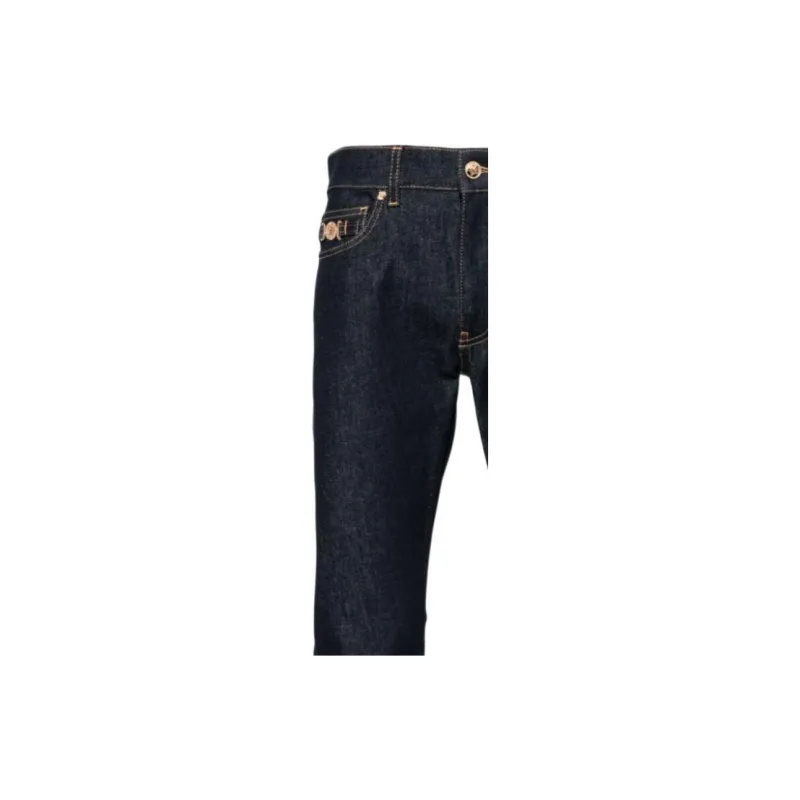 VERSACE Mid Rise Slim Cut Jeans-3