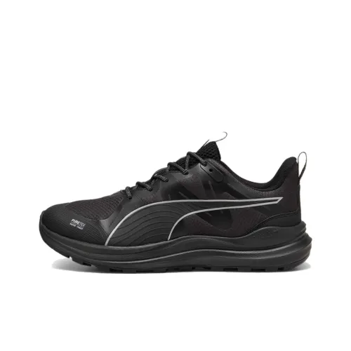 PUMA Reflect Lite Trail Running Shoes Men Low-Top PUMA Black - PUMA Silver - Cool Dark Gray