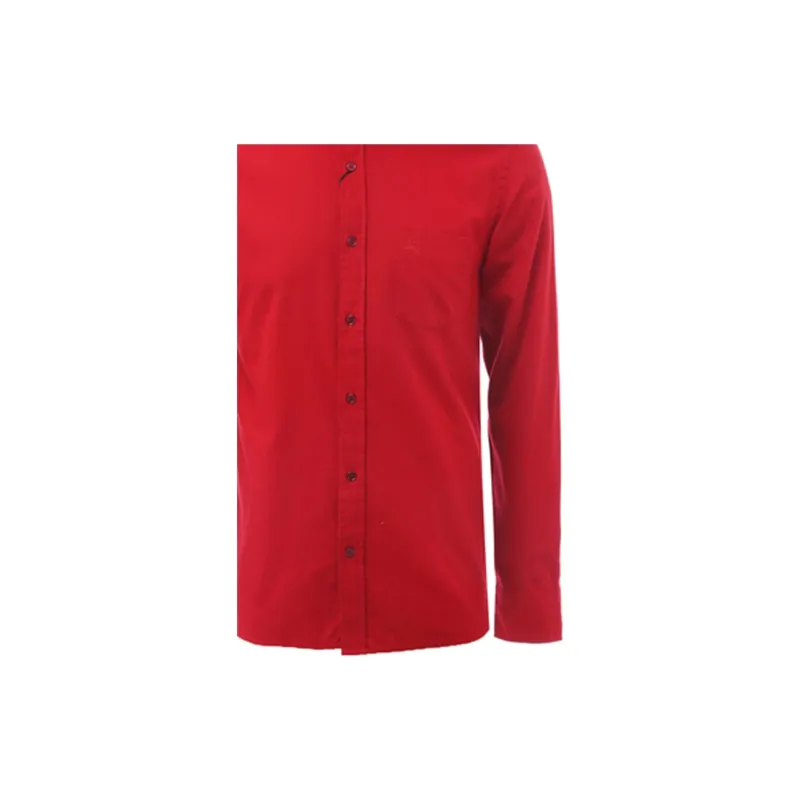 Burberry Shirts Men Red-4