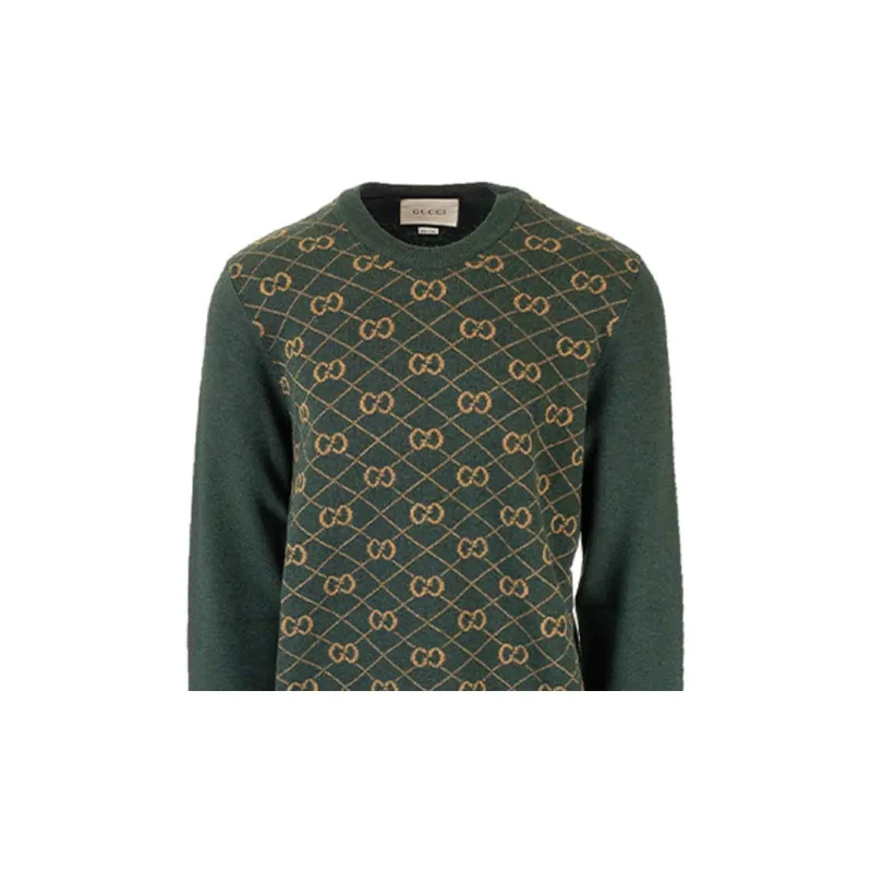 GUCCI Sweaters Men Dark Green-5
