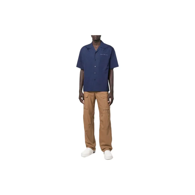 MARNI Shirts Men Navy-1