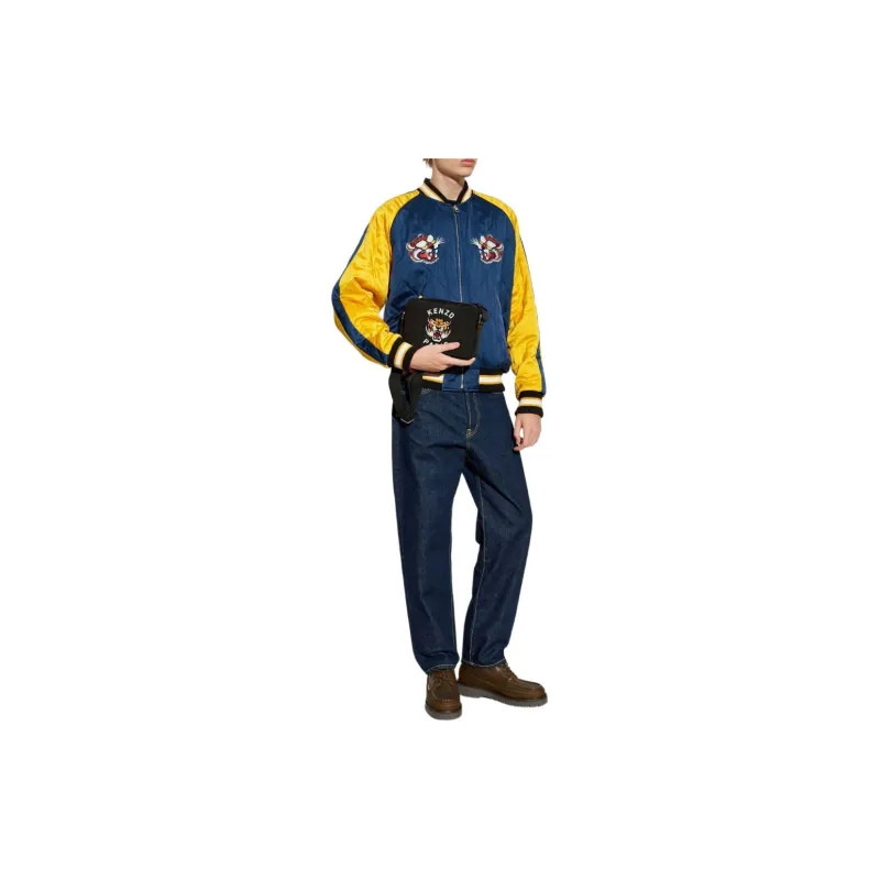 KENZO Tiger Embroidered Reversible Bomber Jacket-1