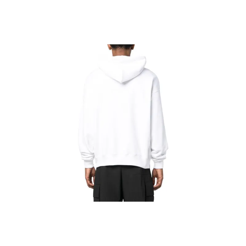 Off Logo print Cotton Hoodie-2