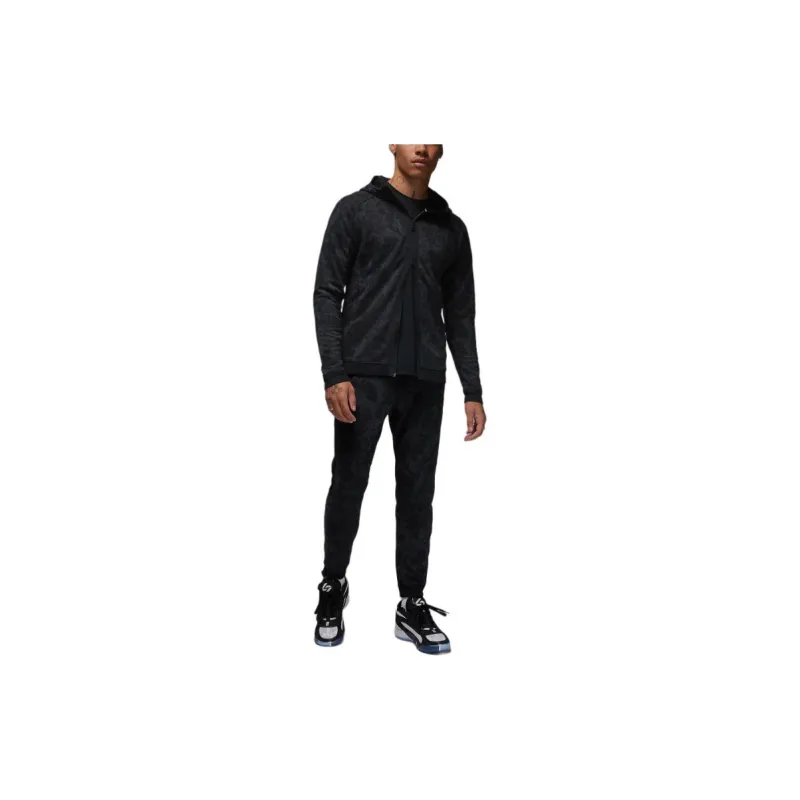 Jordan Full-Zip Hoodie Jackets Coats Men's Black-2