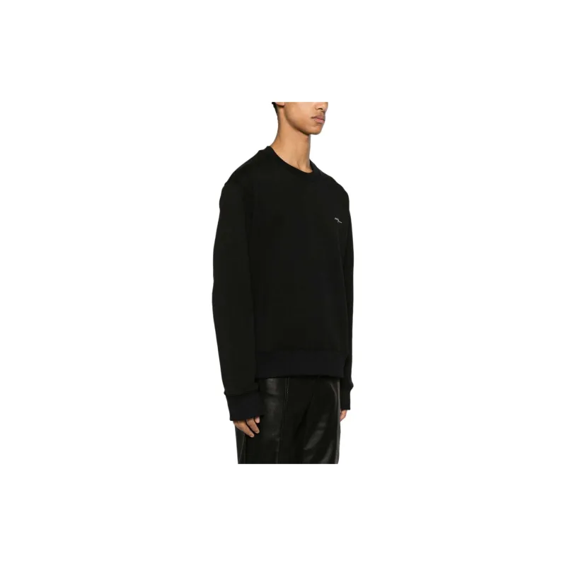 MSGM Logo Embroidered Crewneck Sweatshirt-3
