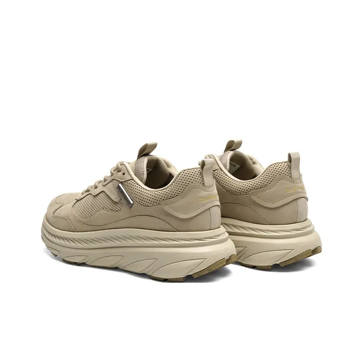 RED DRAGONFLY Height Increasing Low Top Casual Running Shoes Men's Black Khaki White-10