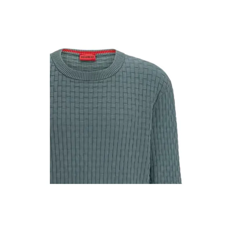 HUGO BOSS SS24 Sweatshirt Men's Dark Green-5