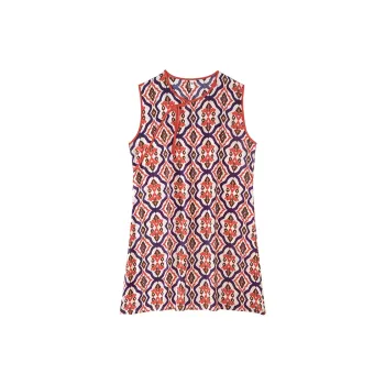 YIMANLI Nightgown Women's Navy Blue Vintage Floral