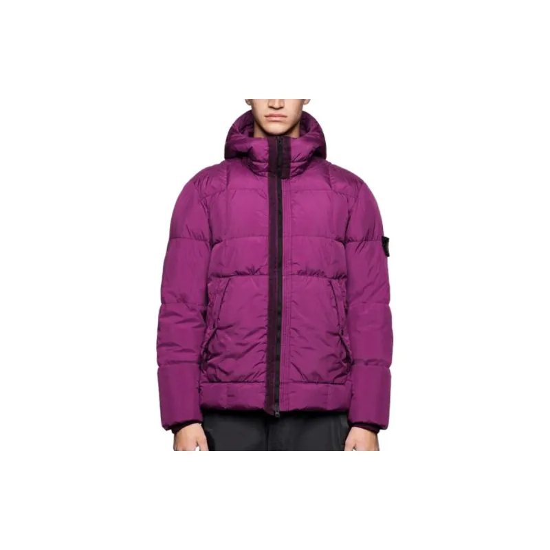 STONE ISLAND Down Jackets Men Purple-2