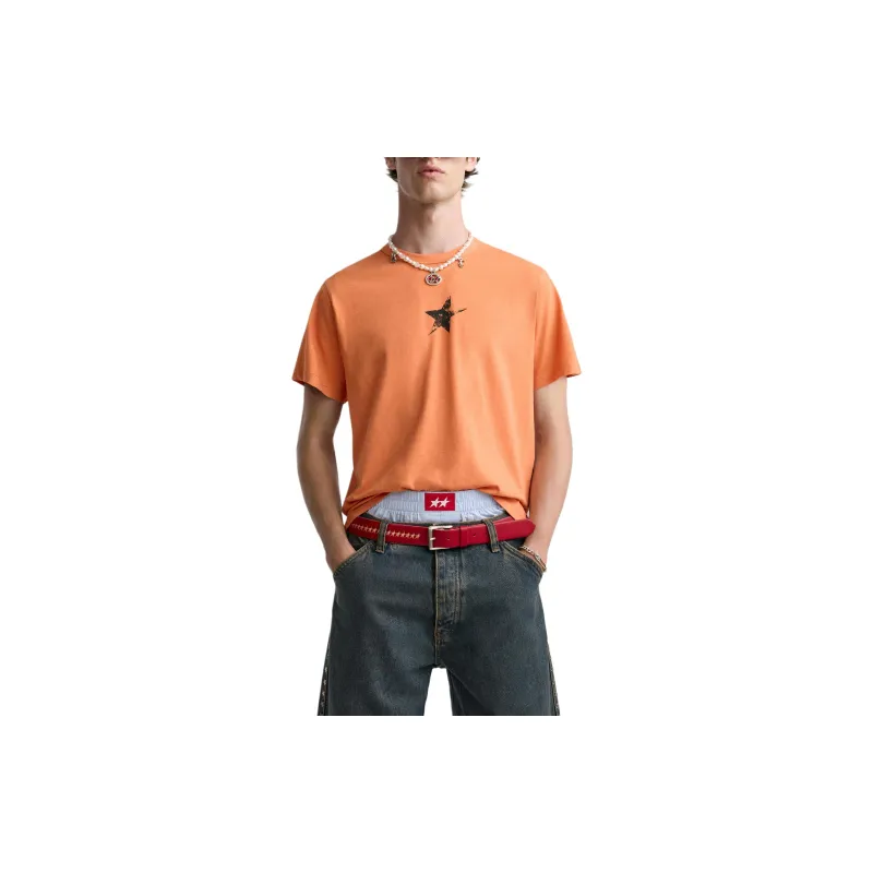 ZARA x Two Jeys T-Shirt Men's Orange-2