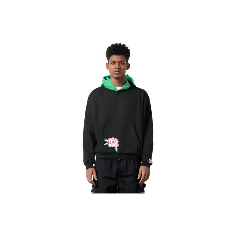 KENZO Embroidered motif Cotton Hoodie-4