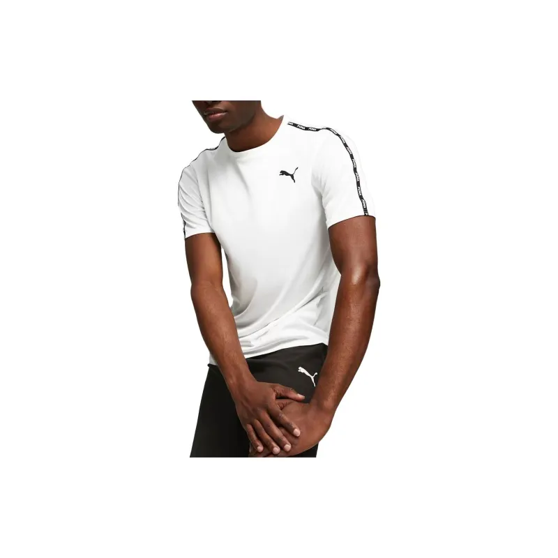 PUMA FM Crop Tank T-Shirts Men White-3