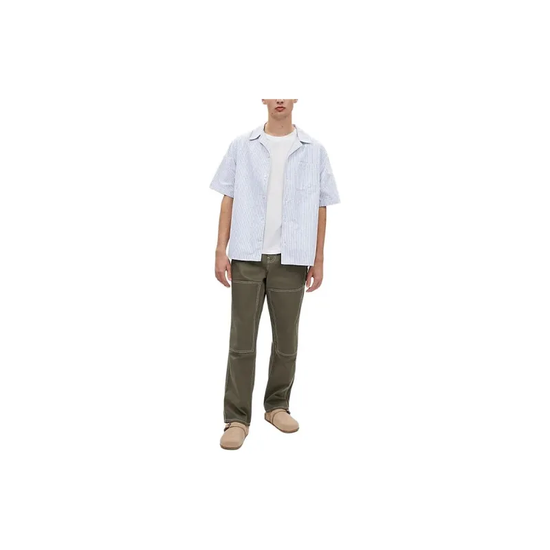 COACH Shirts Men Blue-1