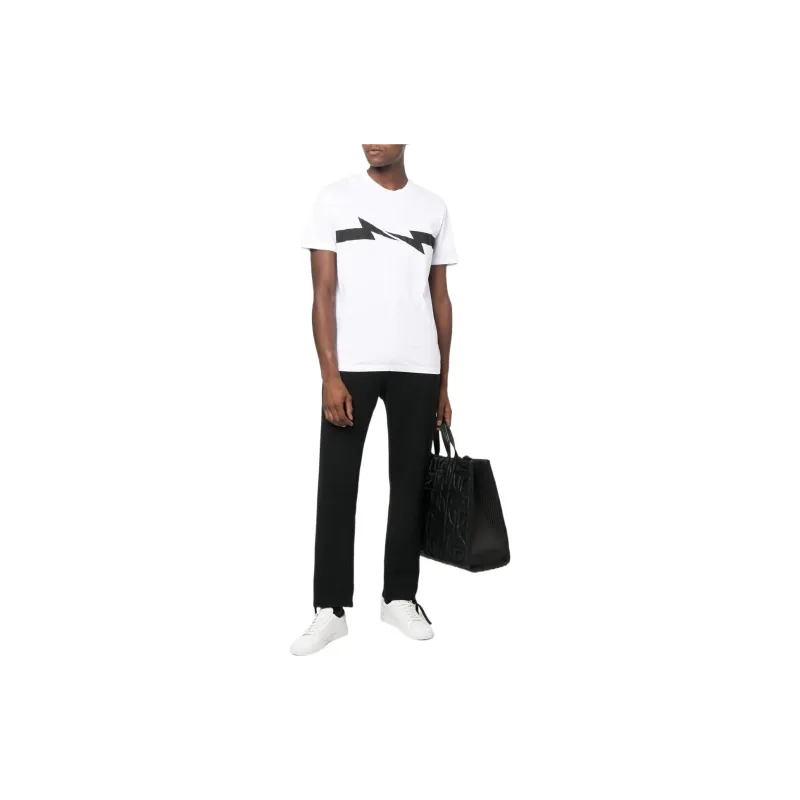 Neil Barrett T Shirts Men White-2
