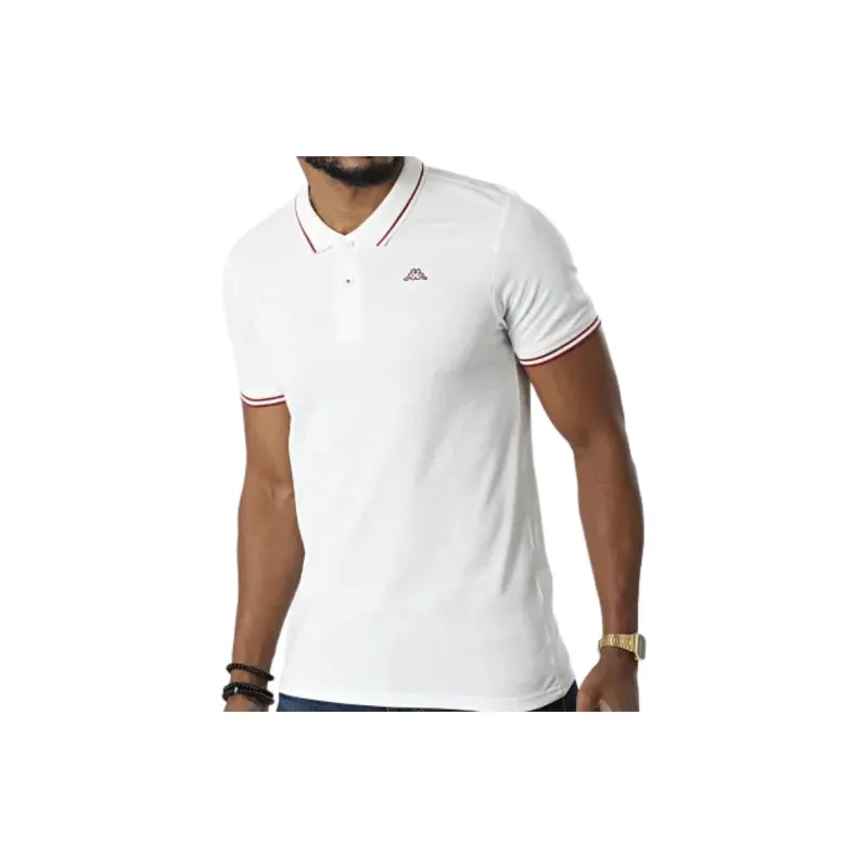 Kappa Polo Shirts Men White-2