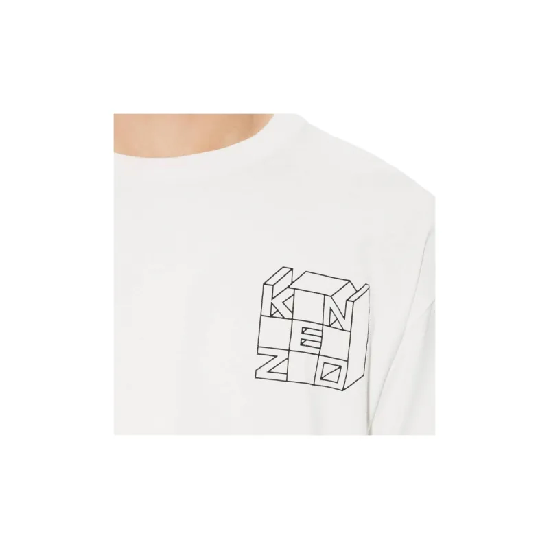 KENZO Logo Printed Long-Sleeved T-Shirt-6