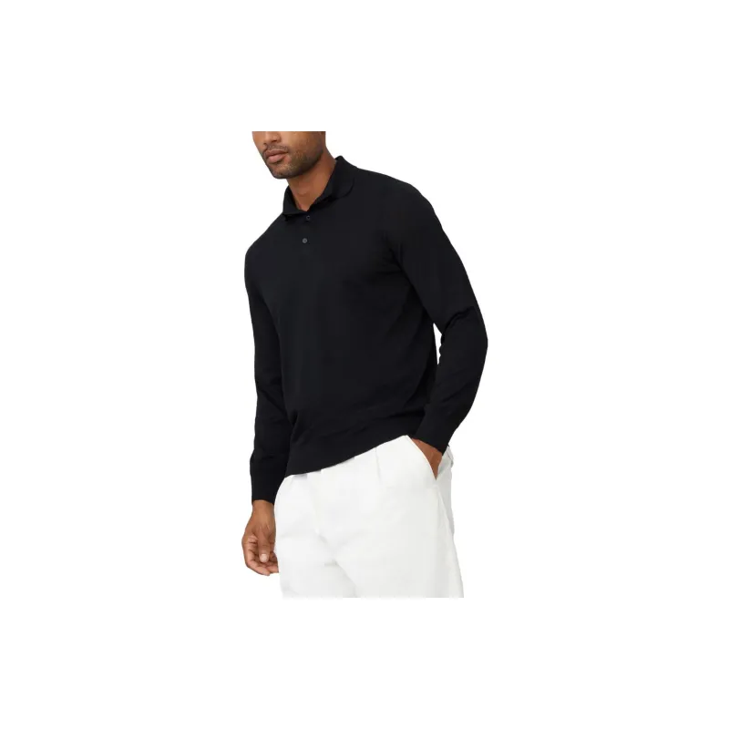 Brunello Cucinelli Long Sleeved Knitted Polo Shirt-2