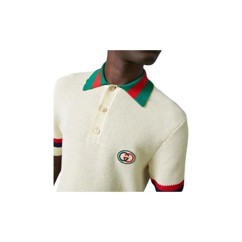 GUCCI Polo Shirts Men Ivory-9