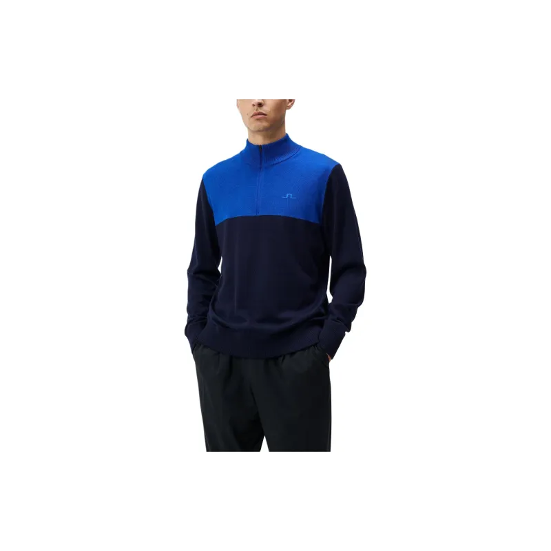 J.Lindeberg Jeff Windbreaker Sweater Men's Blue-4