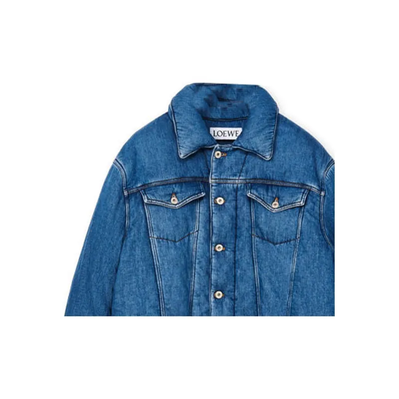 LOEWE Padded Denim Jacket-4