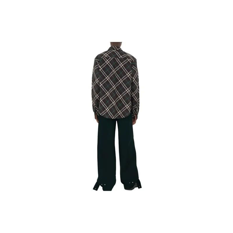 Burberry Checked Button up Shirt-3