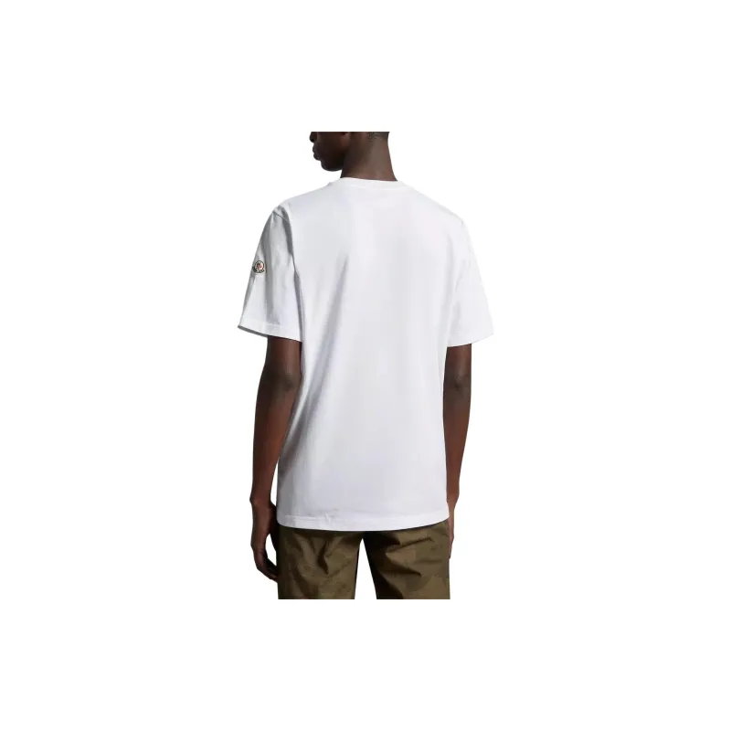 Moncler T Shirts Men White-2