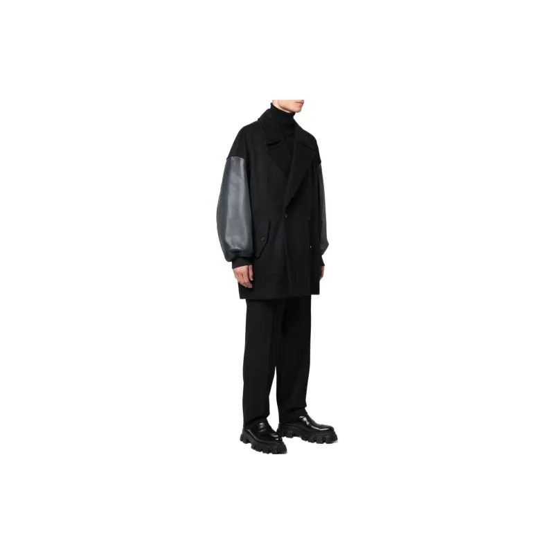 Alexander McQueen Double Breasted Notched Lapels Coat-3
