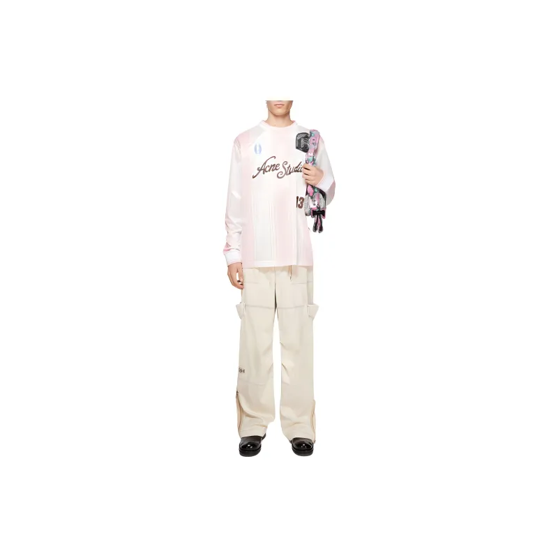 Acne Studios Logo Patch Cargo Trousers-1