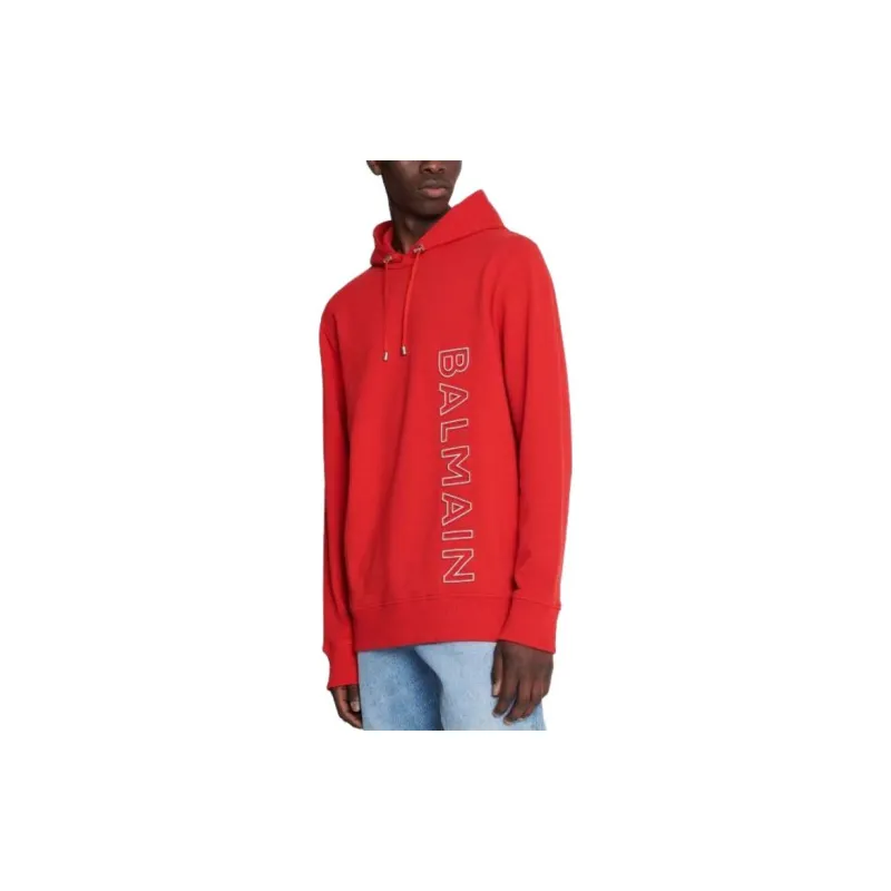 BALMAIN Sweatshirts Men Red-3