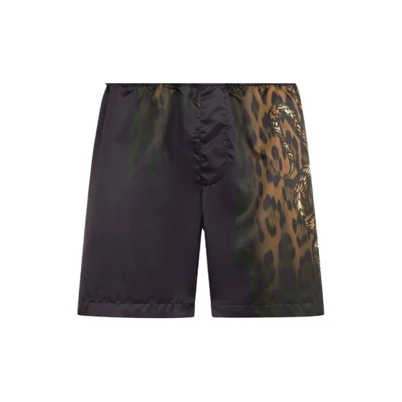 Roberto Cavalli Leopard print Swim Shorts-5