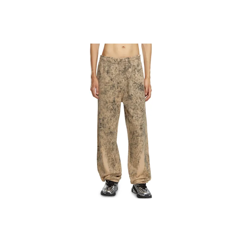 DIESEL FW24 Knitted Sweatpants Men's Beige-1