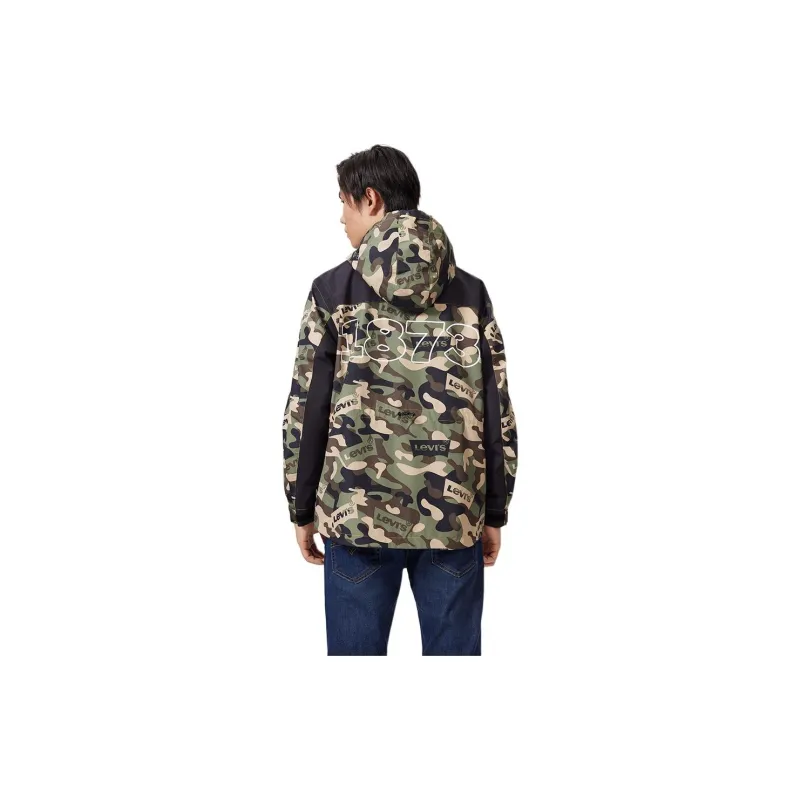 Levi's Jackets Coats Unisex Army Green-4