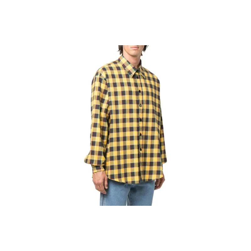 MOSCHINO FW22 Shirt Men's Yellow-3