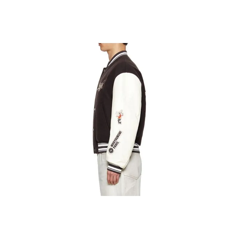 WOOYOUNGMI Patch detail Bomber Jacket-5