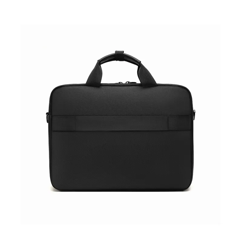 HLA Polyester Handbag Briefcase Shoulder Bag Regular Men's Black-3