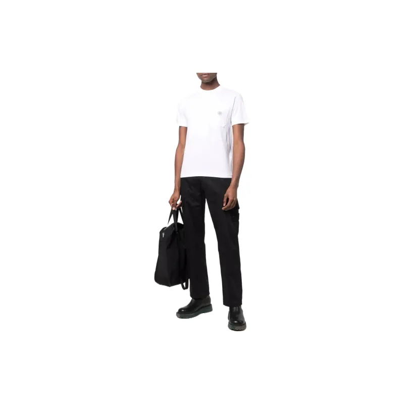 STONE ISLAND Logo Pocket Patch T Shirt-1