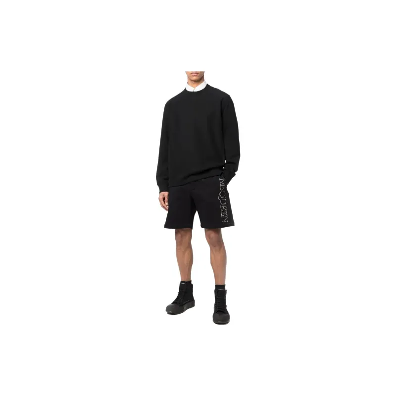 Alexander McQueen Casual Shorts Men Black-2