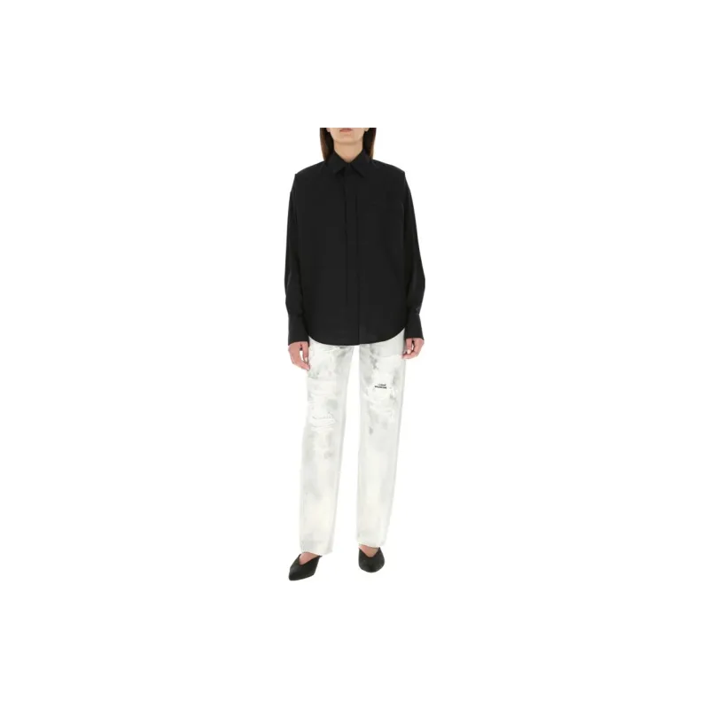 Balenciaga Logo embroidered Shirt-2
