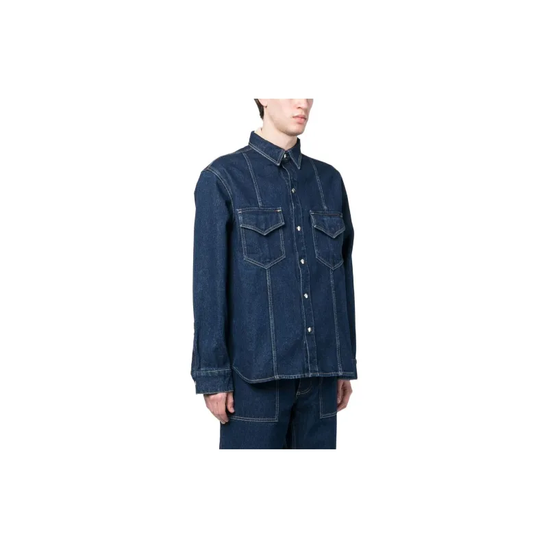 NANUSHKA Shirts Men Blue-2