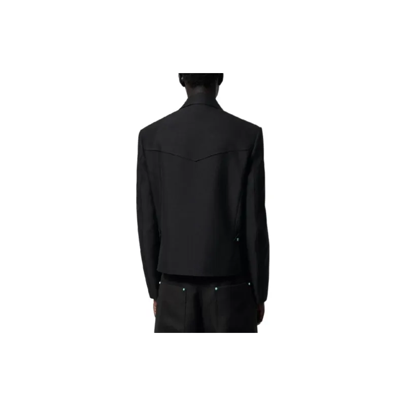 LOUIS VUITTON Western Cut Wool Jacket-4