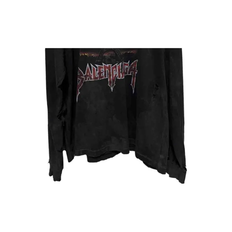 Balenciaga FW23 T Shirt Loose Fit Style Unisex Black-4