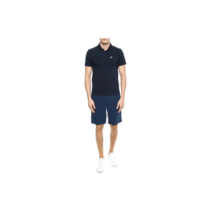 EMPORIO ARMANI EA7 Polo Shirts Men Night Blue-4