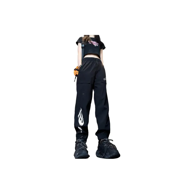Qnxeey Casual Pants Unisex-11