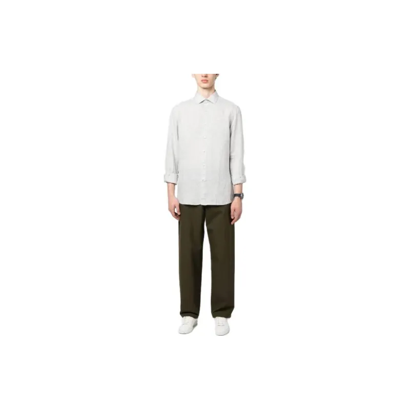 Ermenegildo Zegna Long sleeve Linen Shirt-1